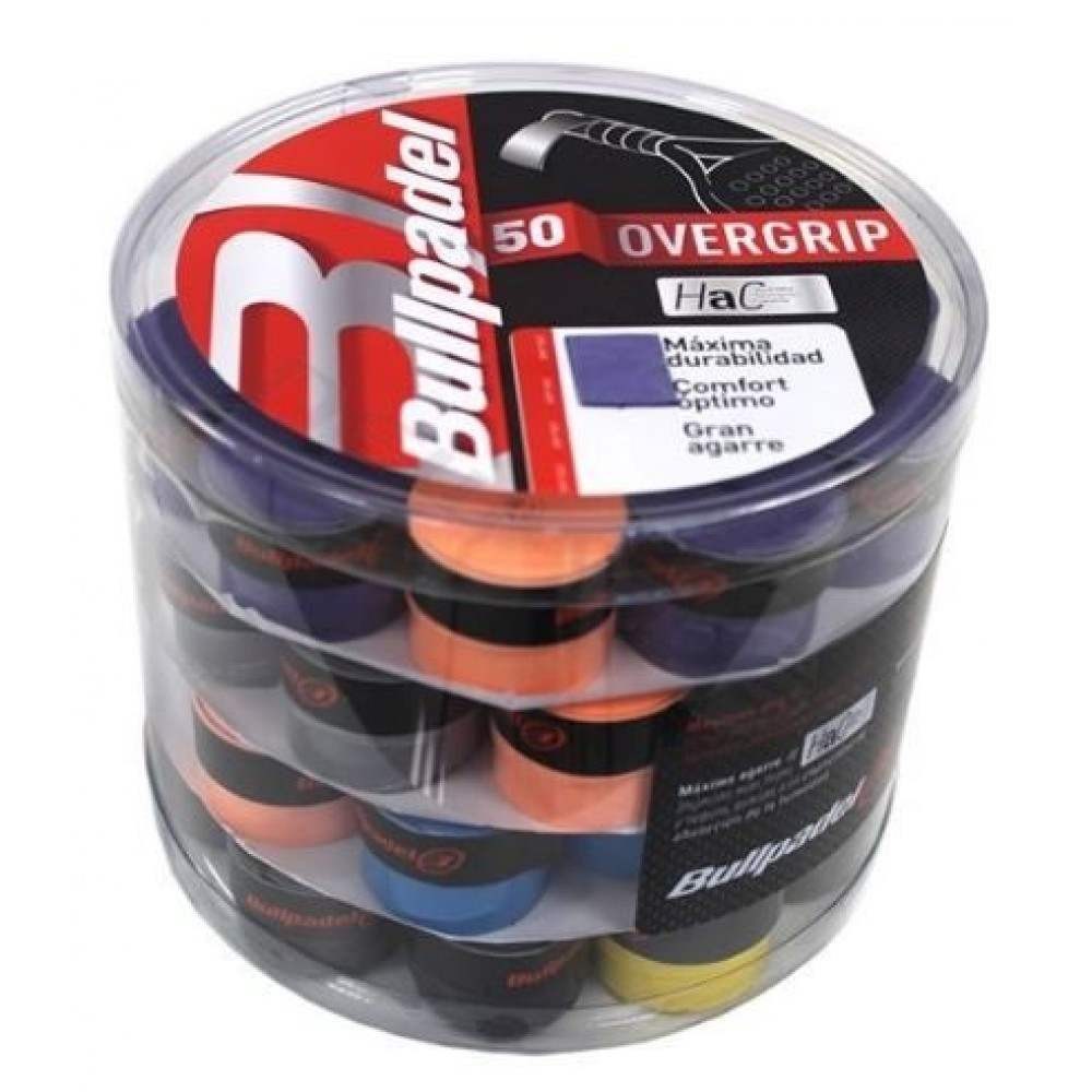 Tambor Bullpadel Colores 50 Overgrips - Barata Oferta Outlet