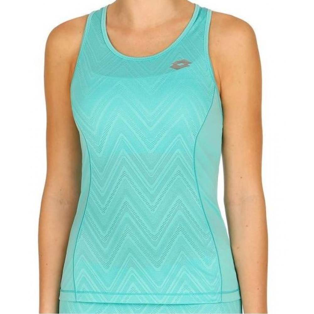 Camiseta Lotto Nixia IV Tank Bra Green - Barata Oferta Outlet