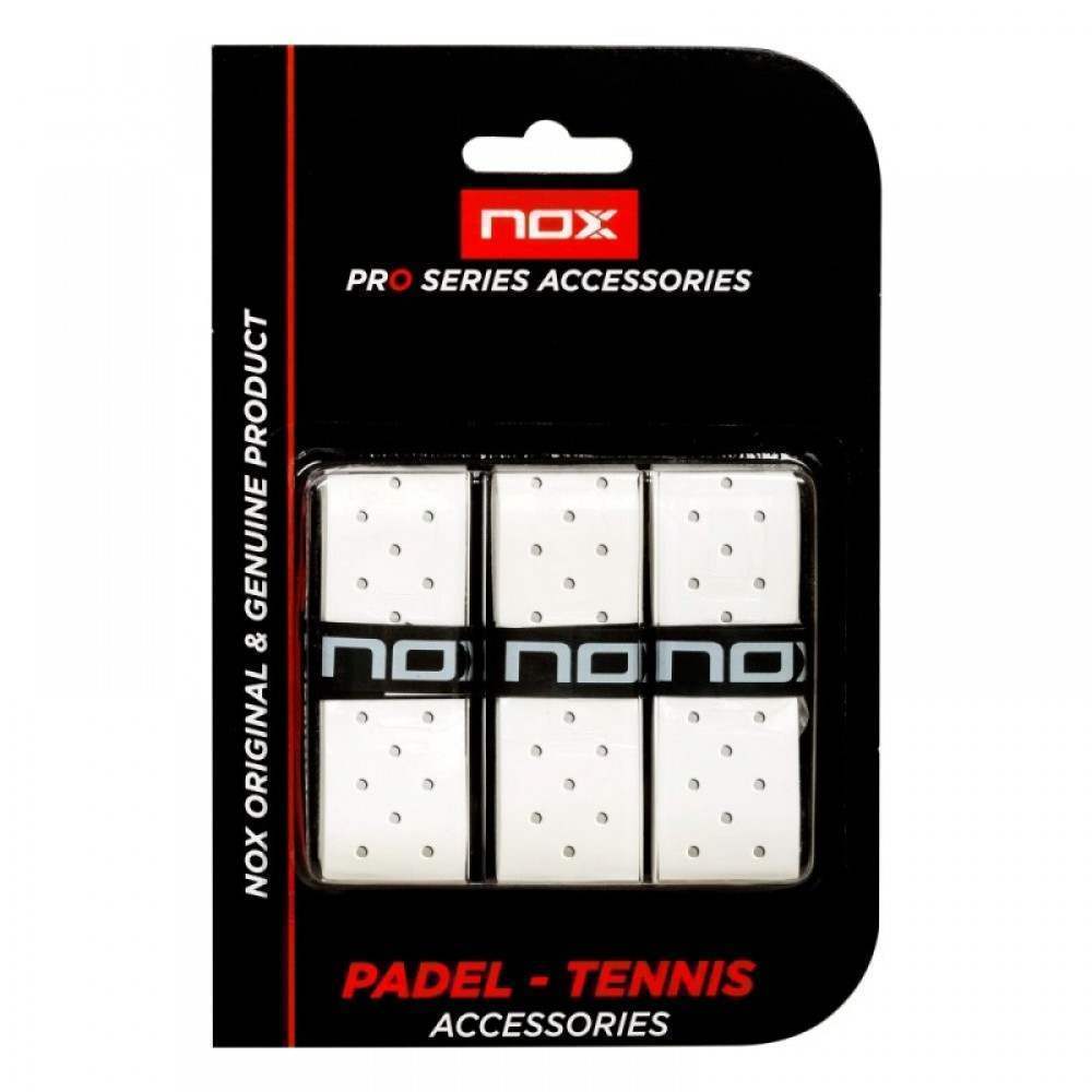 Blister Nox Pro Perforado Blanco 3 Overgrips - Barata Oferta Outlet