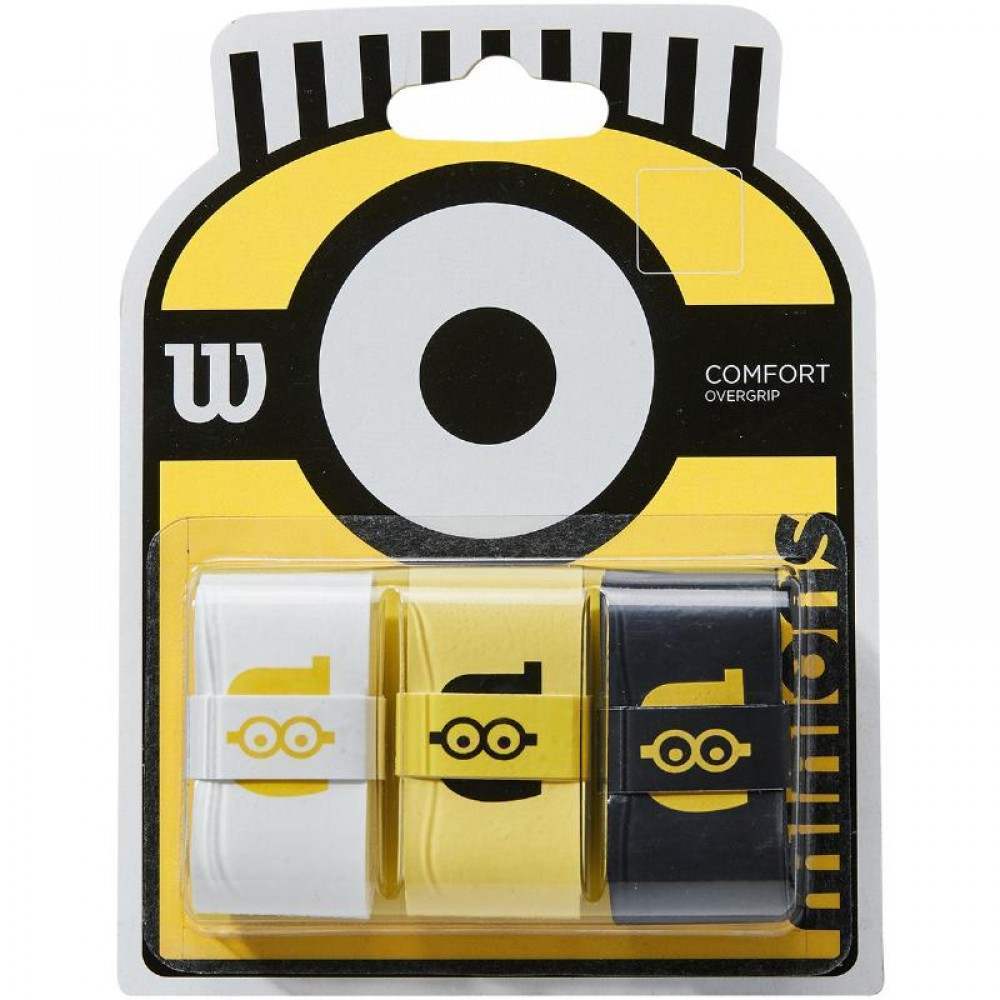 Blister Wilson Minions 3 Overgrips - Barata Oferta Outlet