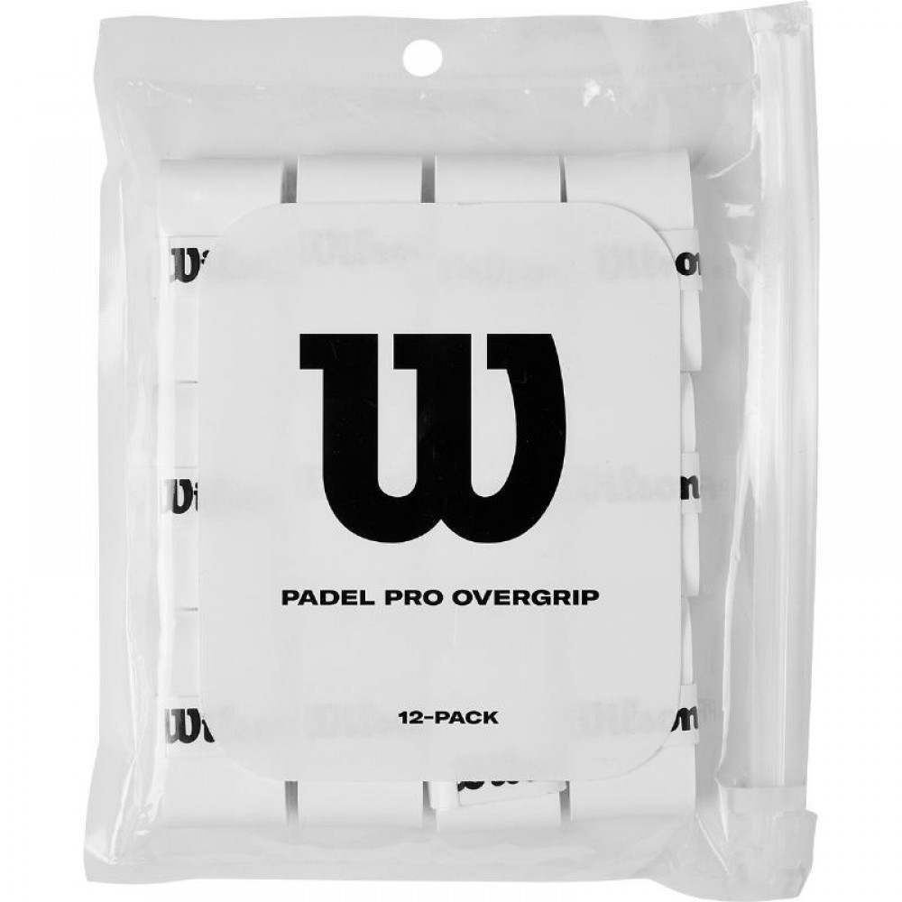 Blister Wilson Padel Pro Blanco 12 Overgrips - Barata Oferta Outlet