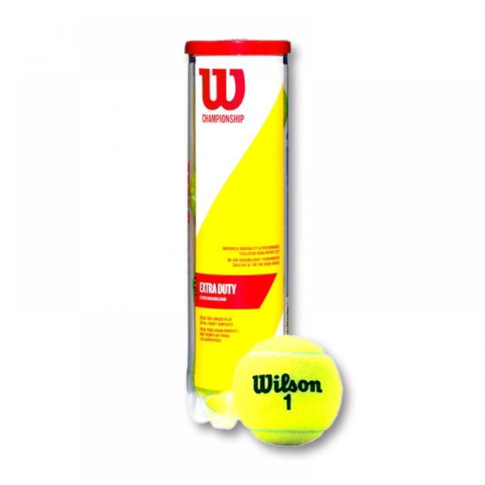 Bote de 4 Pelotas Wilson Championship Extra Duty - Barata Oferta Outlet