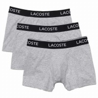 Boxers Lacoste Casual Gris Vigore 3 Unidades