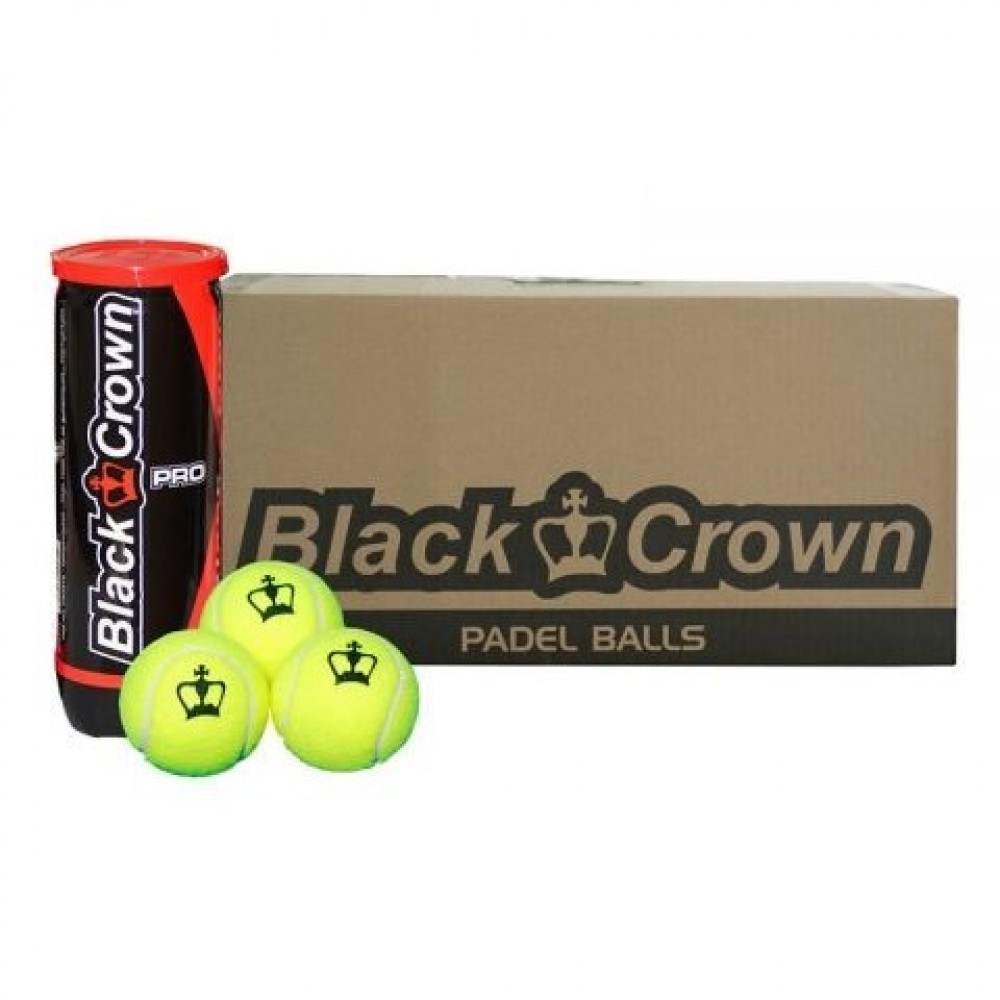 Cajon 72 Pelotas - 24 Botes de 3 uds - Black Crown - Barata Oferta Outlet