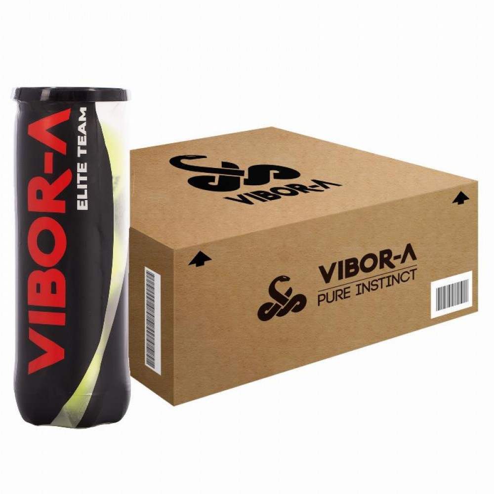 Cajon 72 Pelotas - 24 Botes de 3 uds - Vibora Elite Team - Barata Oferta Outlet