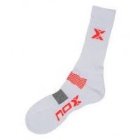 Nox Pro Red White Socks 1 Par - Barata Oferta Outlet