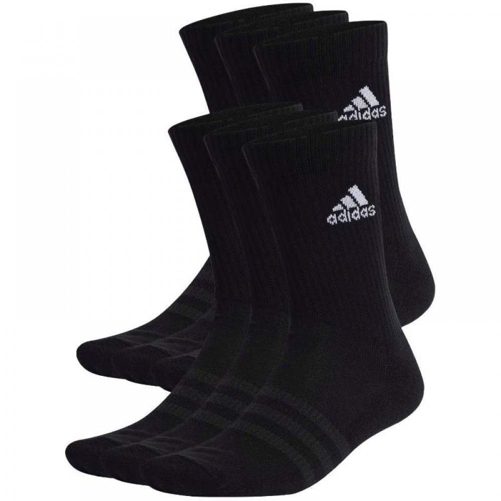 Calcetines Adidas Cushioned Clasico Negro 6 Pares - Barata Oferta Outlet