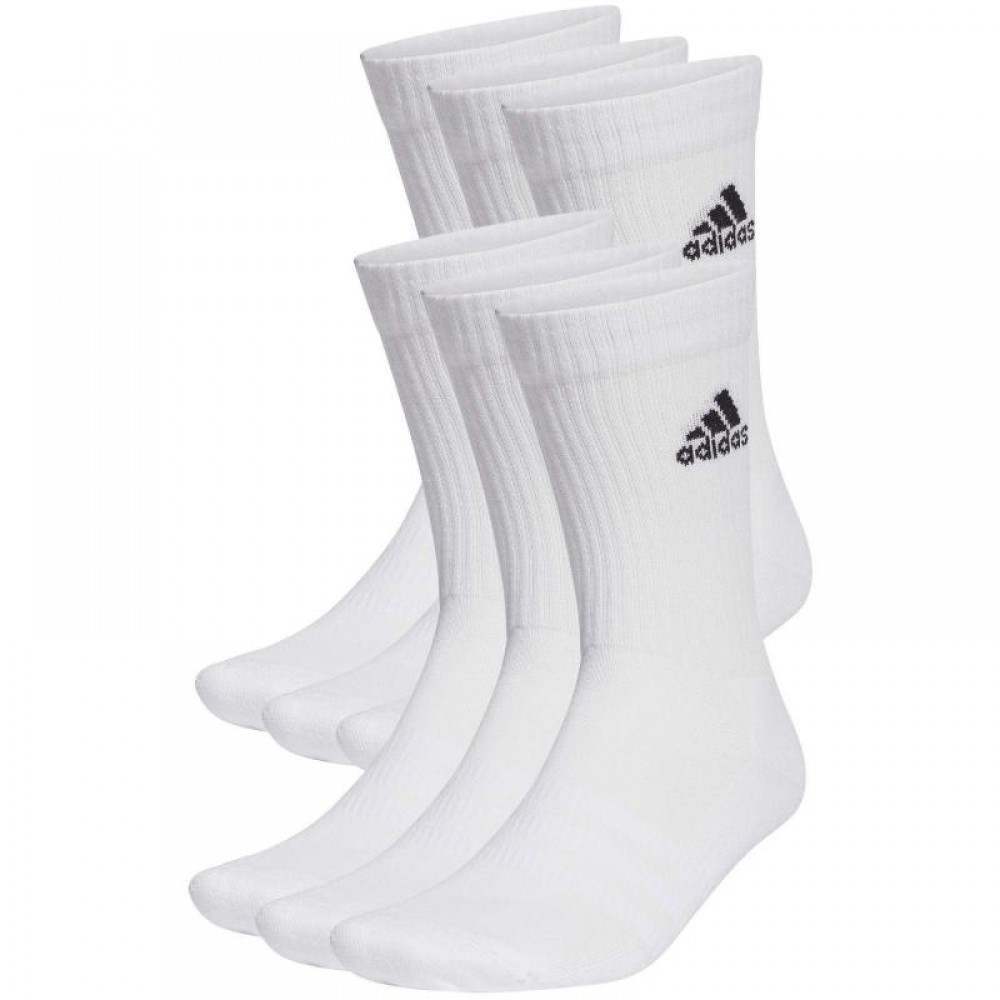 Calcetines Adidas Cushioned Clasicos Blanco 6 pares - Barata Oferta Outlet