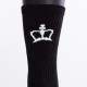 Black Crown Premium High Black Socks 1 Pair