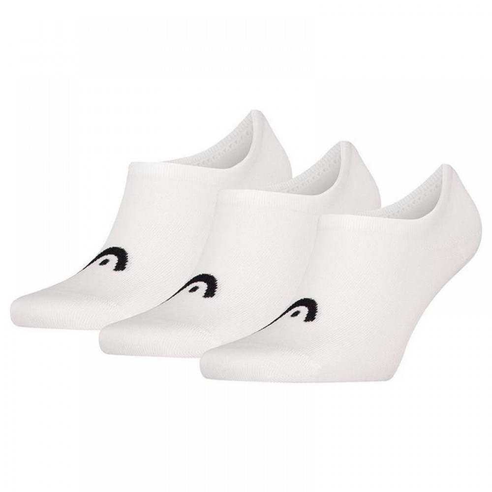 Head All Sports Invisible White Socks 3 Pairs