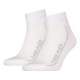 Calcetines Head Performance Quarter Blanco Gris 2 Pe