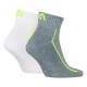 Calcetines Head Performance Quarter Blanco Gris Lima 2 Pares