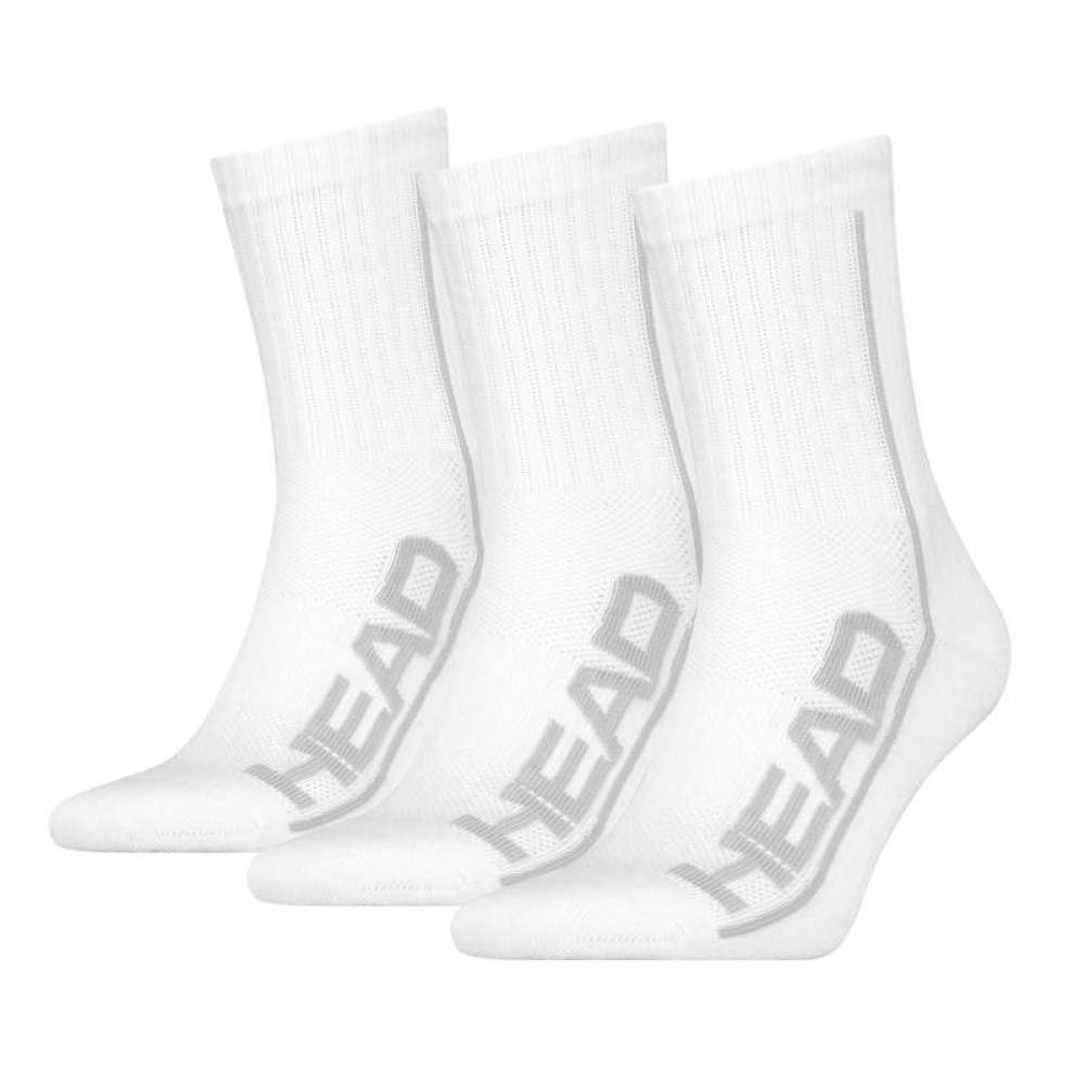 Calcetines Head Performance Short Crew Blanco 3 Pares - Barata Oferta Outlet