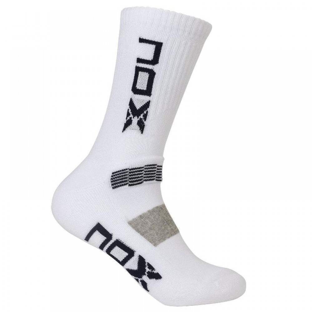 Calcetines Nox Blanco Azul 1 Par - Barata Oferta Outlet