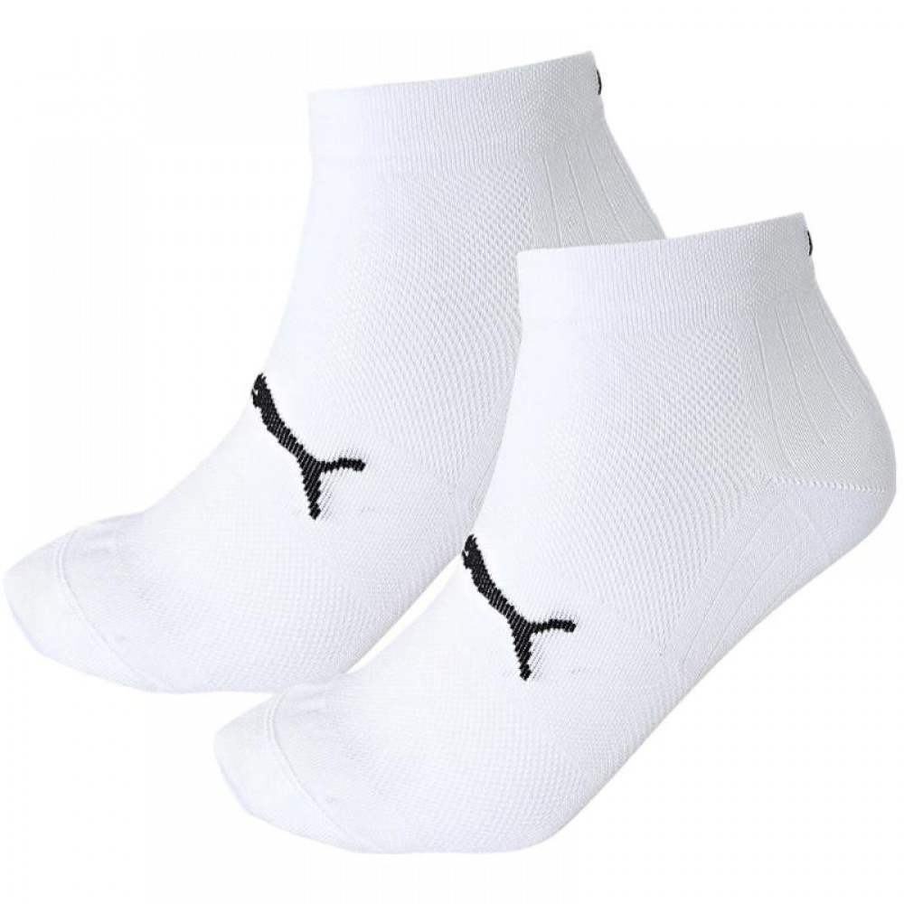 Puma Quarter White Socks 2 pairs