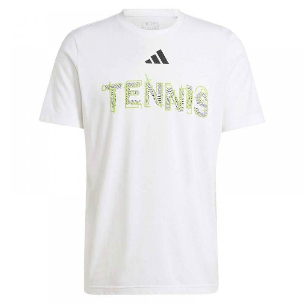 Adidas Tennis Graphic White T-Shirt