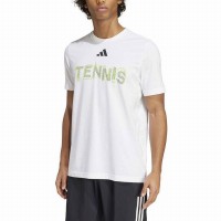 T-Shirt Adidas Tennis Graphic Branco