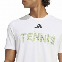 T-Shirt Adidas Tennis Graphic Branco