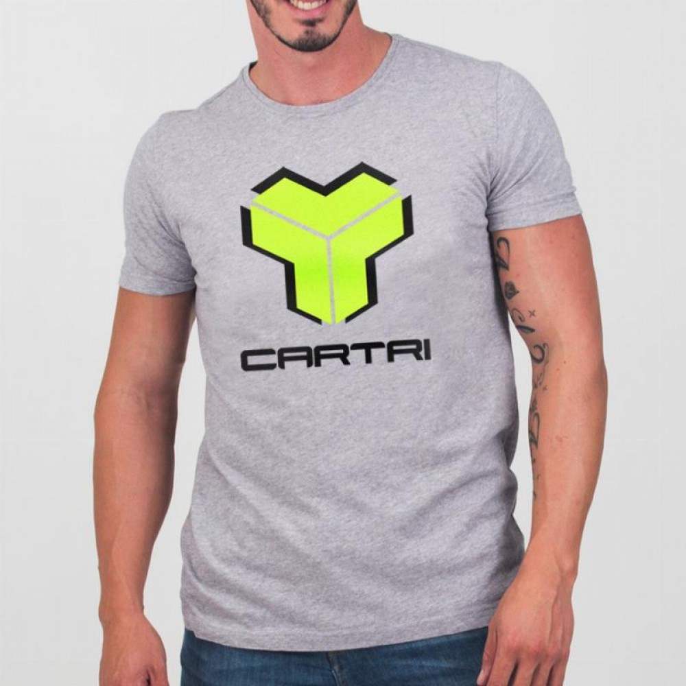 Camiseta Algodon Cartri Coach 1.0 Gris - Barata Oferta Outlet