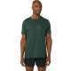 T-shirt Asics Big Logo Vert Foret-Noire