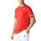 Camiseta Asics Court Rojo - Barata Oferta Outlet