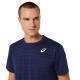 T-shirt Asics Court Stripe Marine Noir