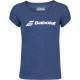 Camiseta Babolat ExerciseTee Azul Marino Mujer - Barata Oferta Outlet