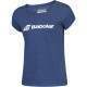 Camiseta Babolat ExerciseTee Azul Marino Mujer - Barata Oferta Outlet