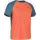 Camiseta Babolat Juan Lebron Naranja Azul Oscuro