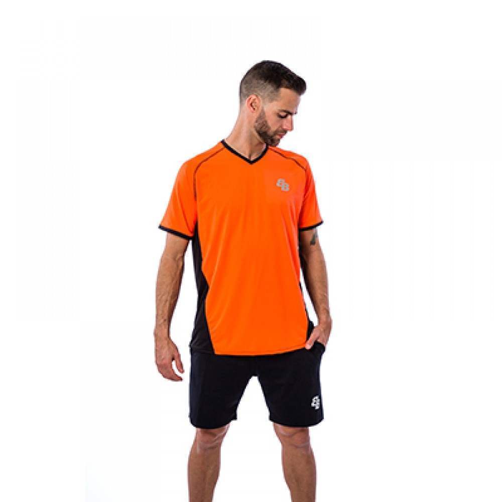 Camiseta BB Warm Naranja Negro - Barata Oferta Outlet