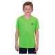 Camiseta Bidi Badu Crew Neon Green Dark Azul Junior