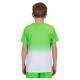 Camiseta Bidi Badu Crew Gradiant Verde Neon Blanco Junior