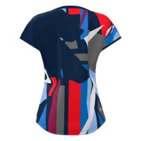 Camiseta Bidi Badu New York Capsleeve Azul Oscuro Rojo Mujer