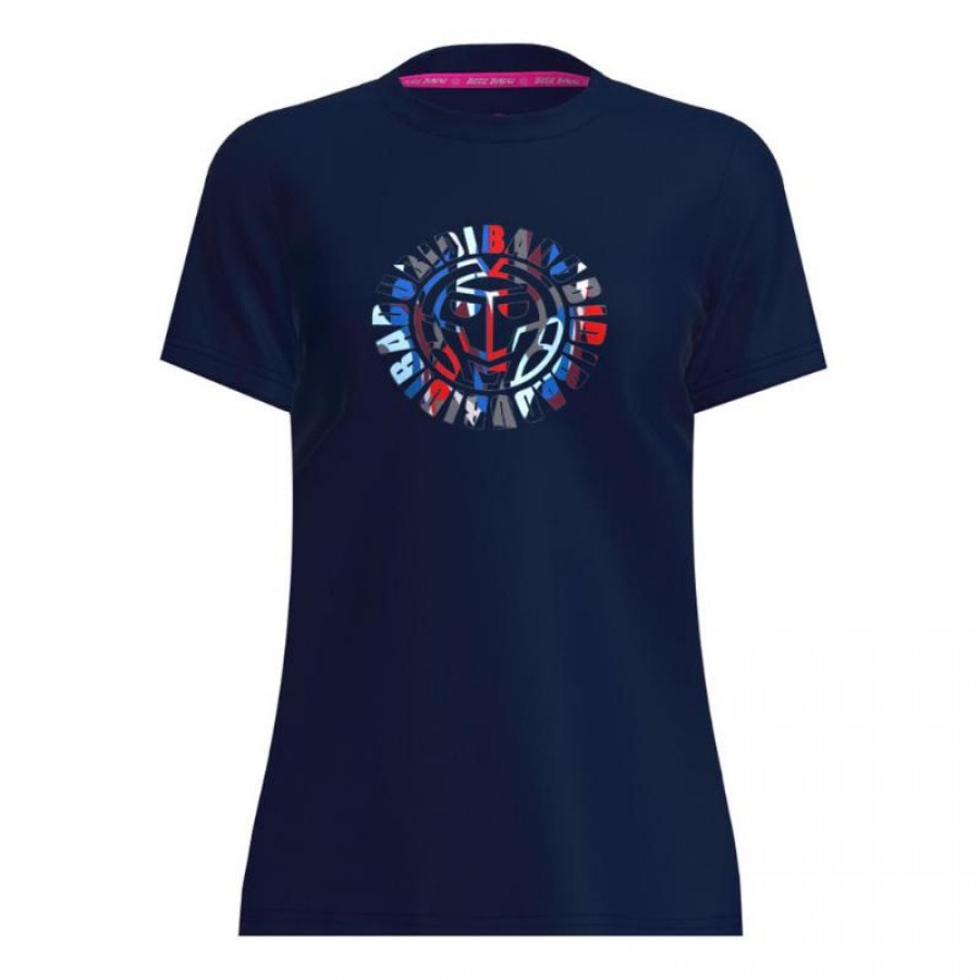 Camiseta Bidi Badu New York Chill Azul Oscuro Rojo Mujer