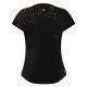 T-shirt Bidi Badu Paris Capsleeve noir or pour femme