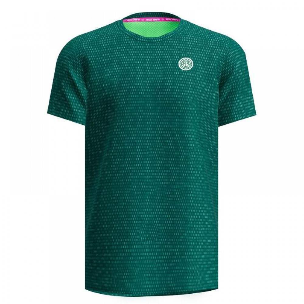 Camiseta Bidi Badu Spike Crew Two Colored Dark Green