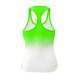 Camiseta Bidi Badu Tirantes Gradiant Verde Neon Blanco Junior