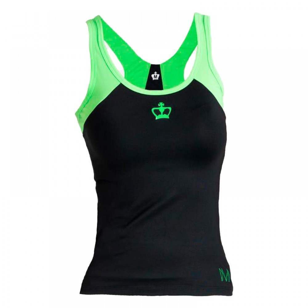 Camiseta Black Crown Marta Marrero Negro Verde - Barata Oferta Outlet