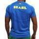 Camiseta Cartri Brasil Eitor Blanco Azul Junior - Barata Oferta Outlet