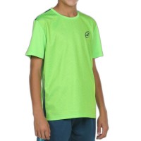 T-shirt junior Bullpadel Caucasi vert fluor