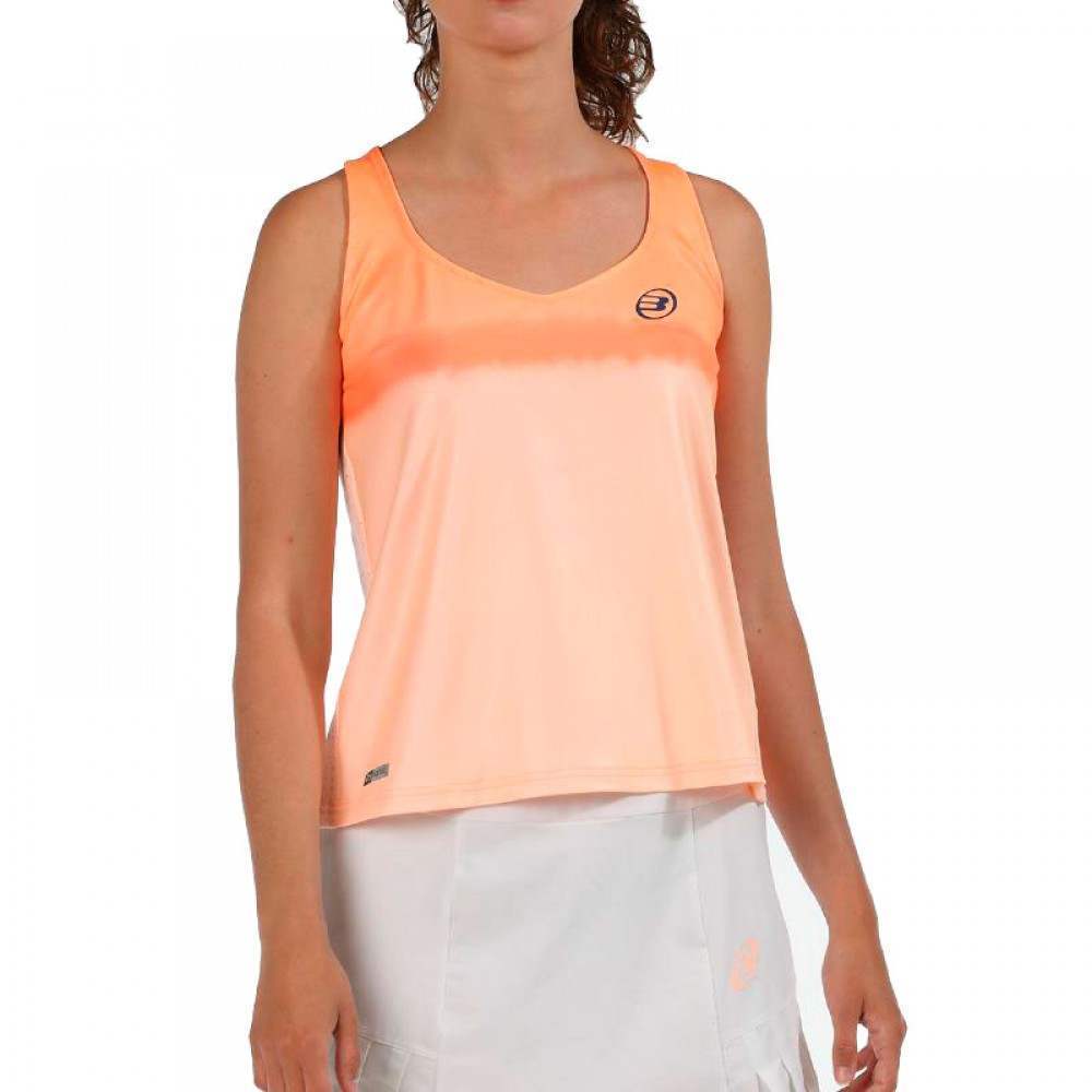 Camiseta Bullpadel Eguz Salmon Fluor - Barata Oferta Outlet