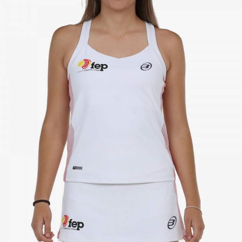 Bullpadel FEP Exima White T-Shirt