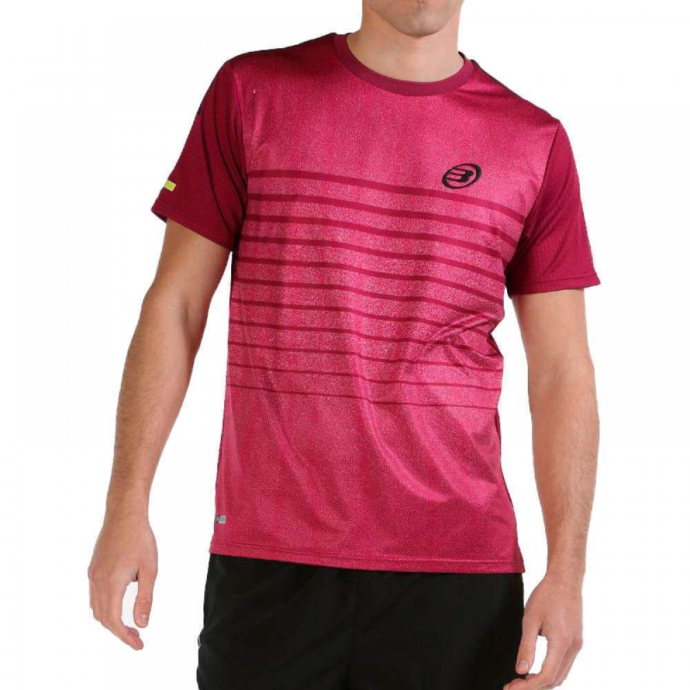 Camiseta Bullpadel Litis Vino Burdeos - Barata Oferta Outlet