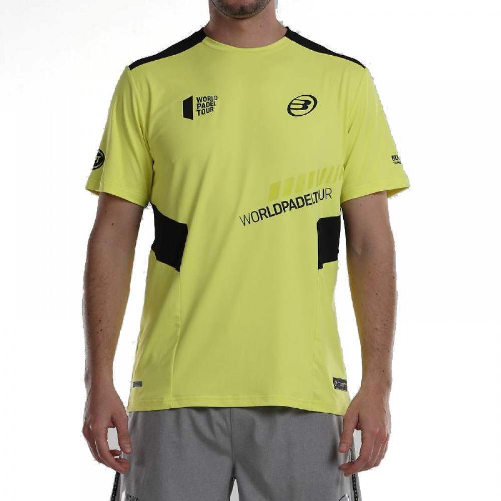 Camiseta Bullpadel WPT Lugre Limon - Barata Oferta Outlet