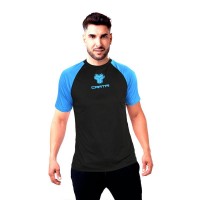 Cartri Match T-Shirt Black Blue