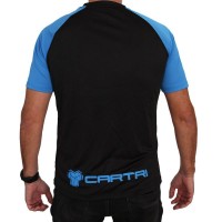 Camiseta Cartri Match Negro Azul Junior