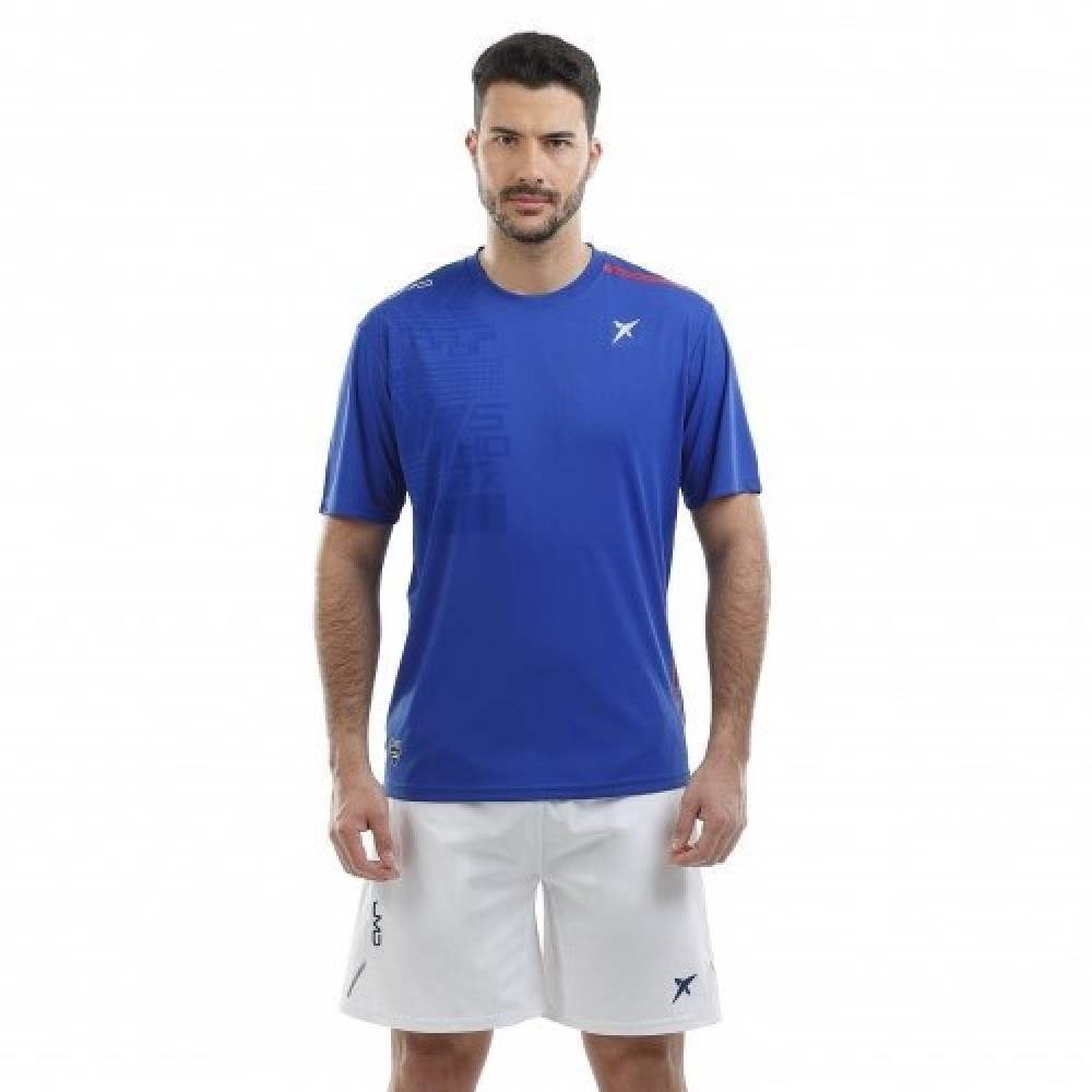 Camiseta Drop Shot JMD Heritage Azul - Barata Oferta Outlet