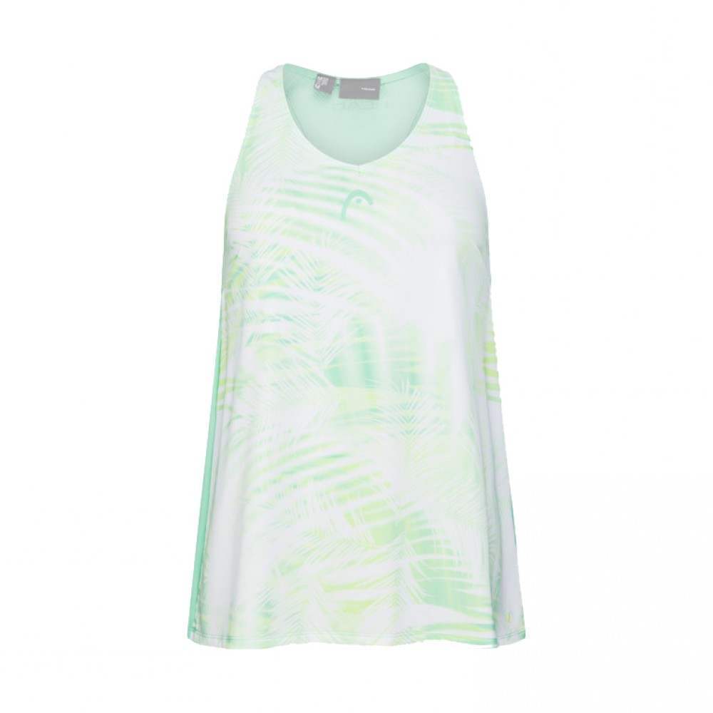 Camiseta Head Agility Verde Pastel Print Junior - Barata Oferta Outlet