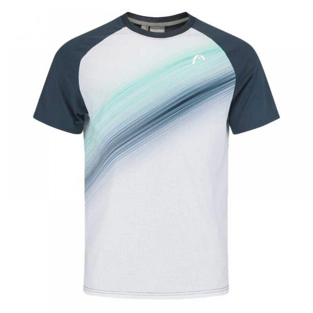 Camiseta Head Performance Azul Marino Print - Barata Oferta Outlet