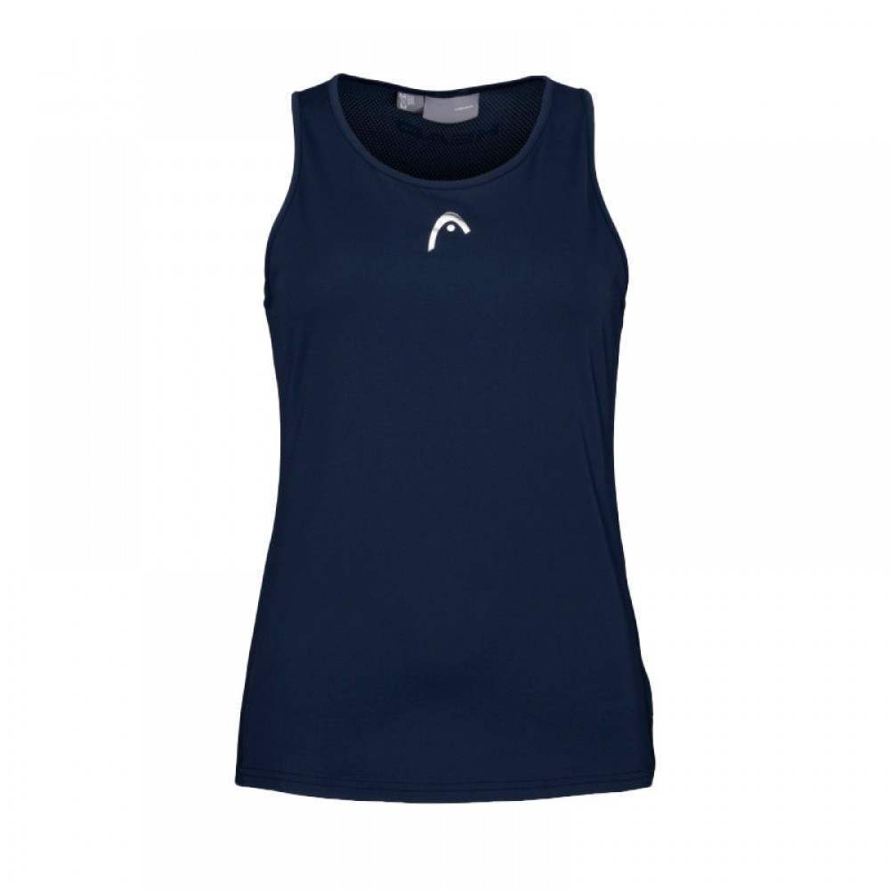 Camiseta Head Performance Azul Oscuro Mujer - Barata Oferta Outlet